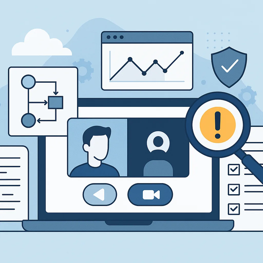 Illustration accompanying: Building Confidence in Random Video Chat: QA Strategies for Matchmaking Fairness, Call Stability, and Peak-Traffic Resilience