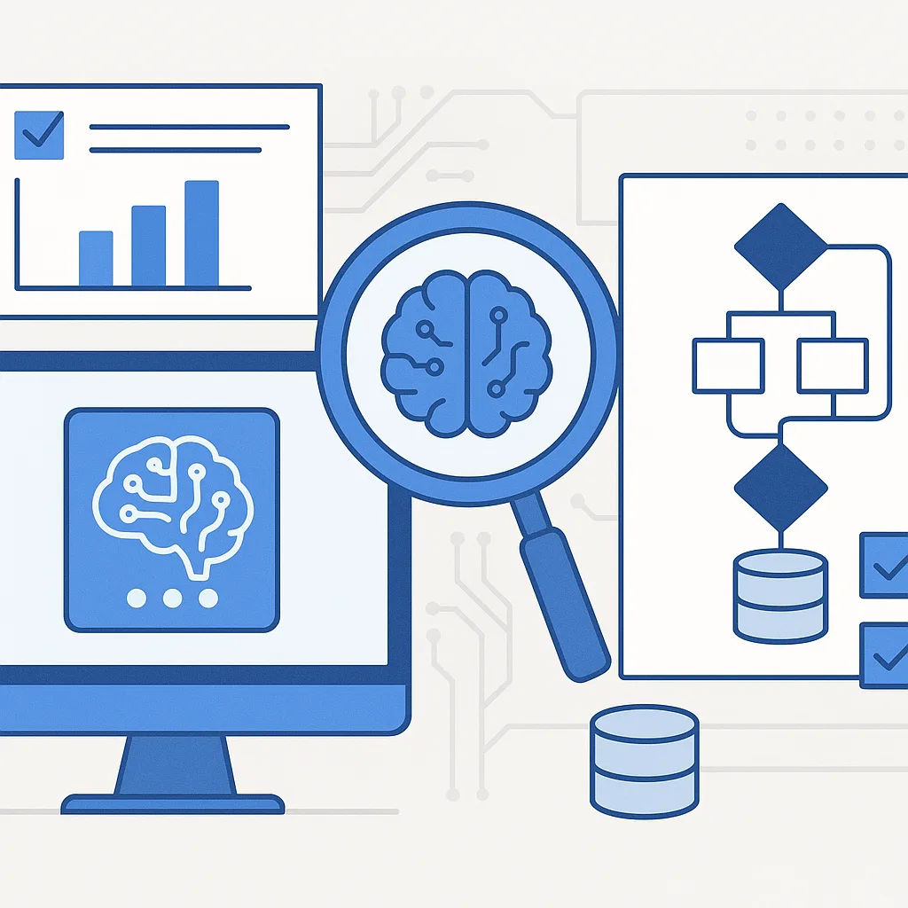 Illustration accompanying: How Is Testing AI Software Different From Testing Traditional Software?