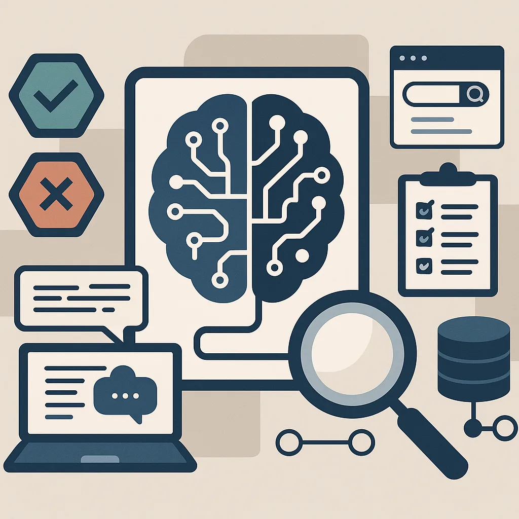 Illustration accompanying: How to Test an AI Application Before Releasing It to Customers